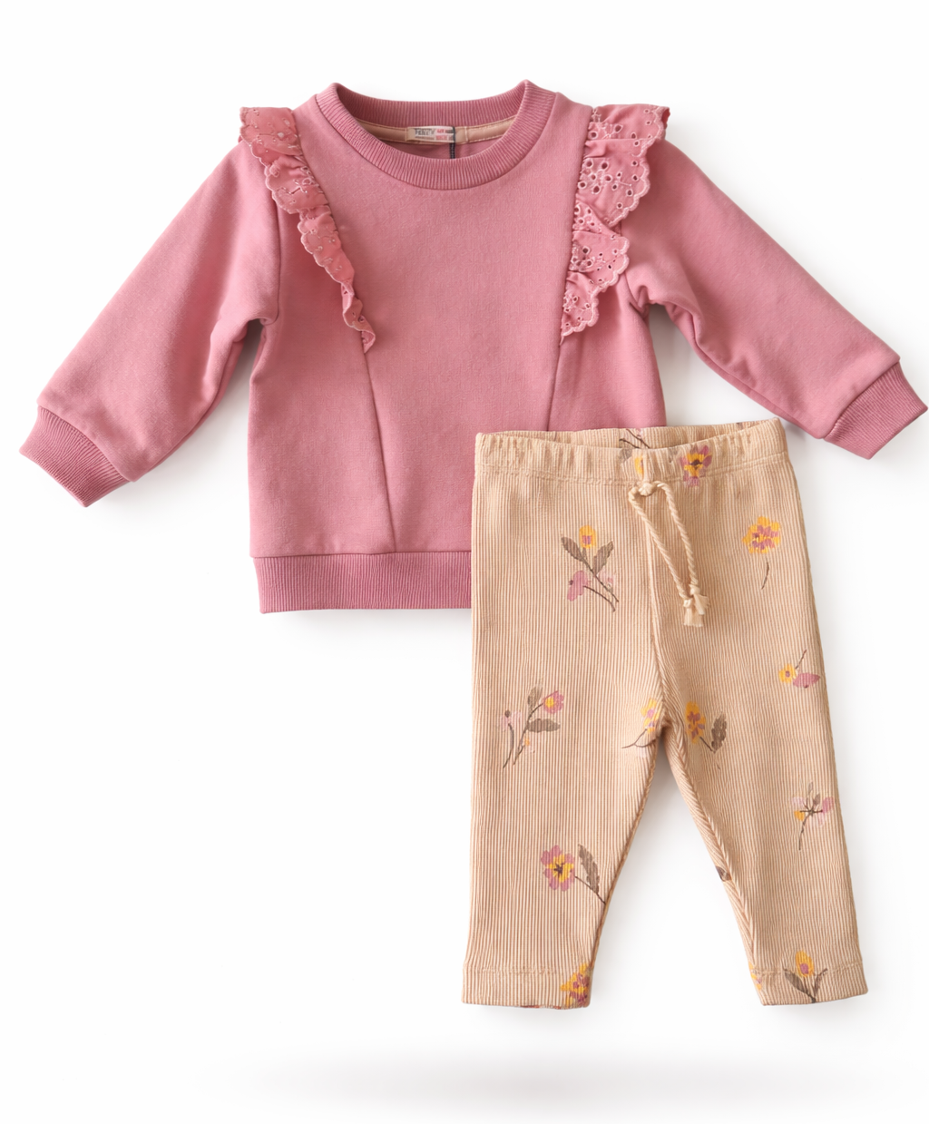 Komplekt tüdrukutele - dressipluus ja legginsid