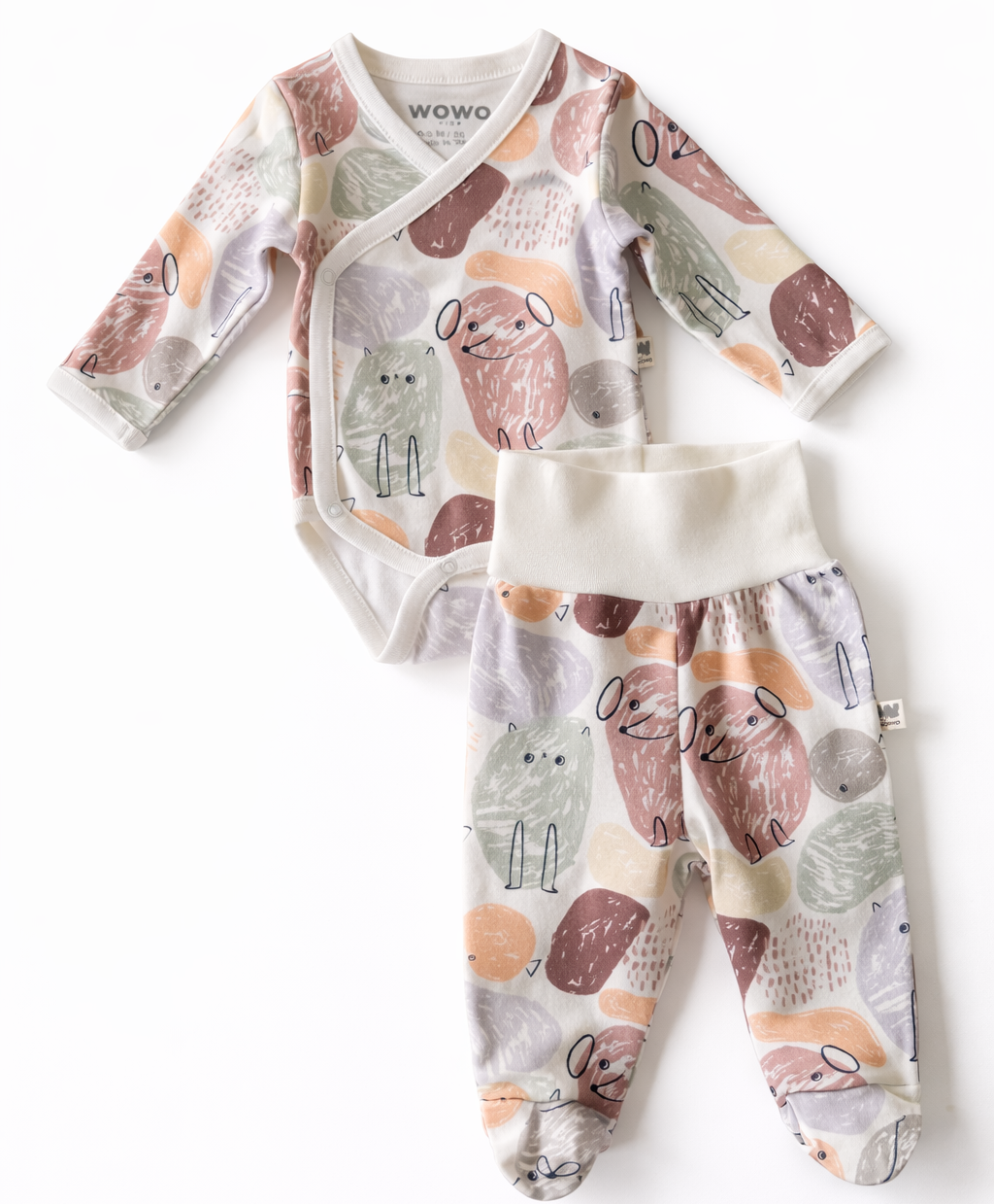 Pikkade varrukatega hõlmikbody ja püksid