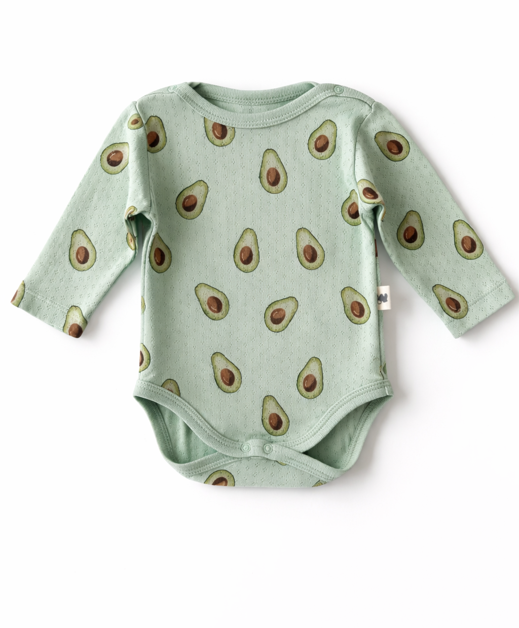 Pikkade varrukatega body "Avokaado"