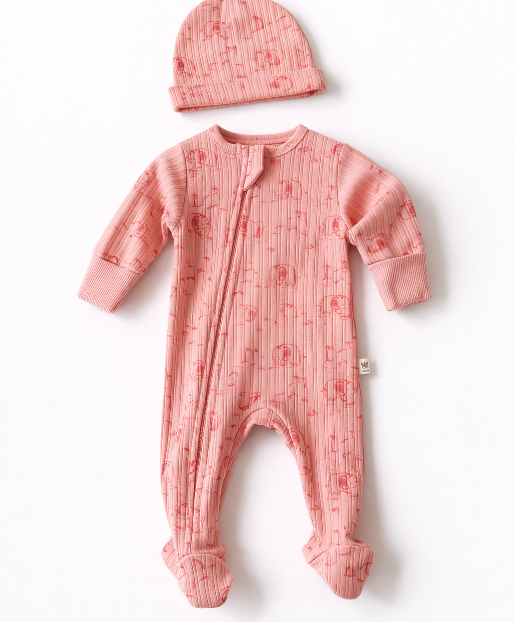 Puuvillane kombe mütsiga