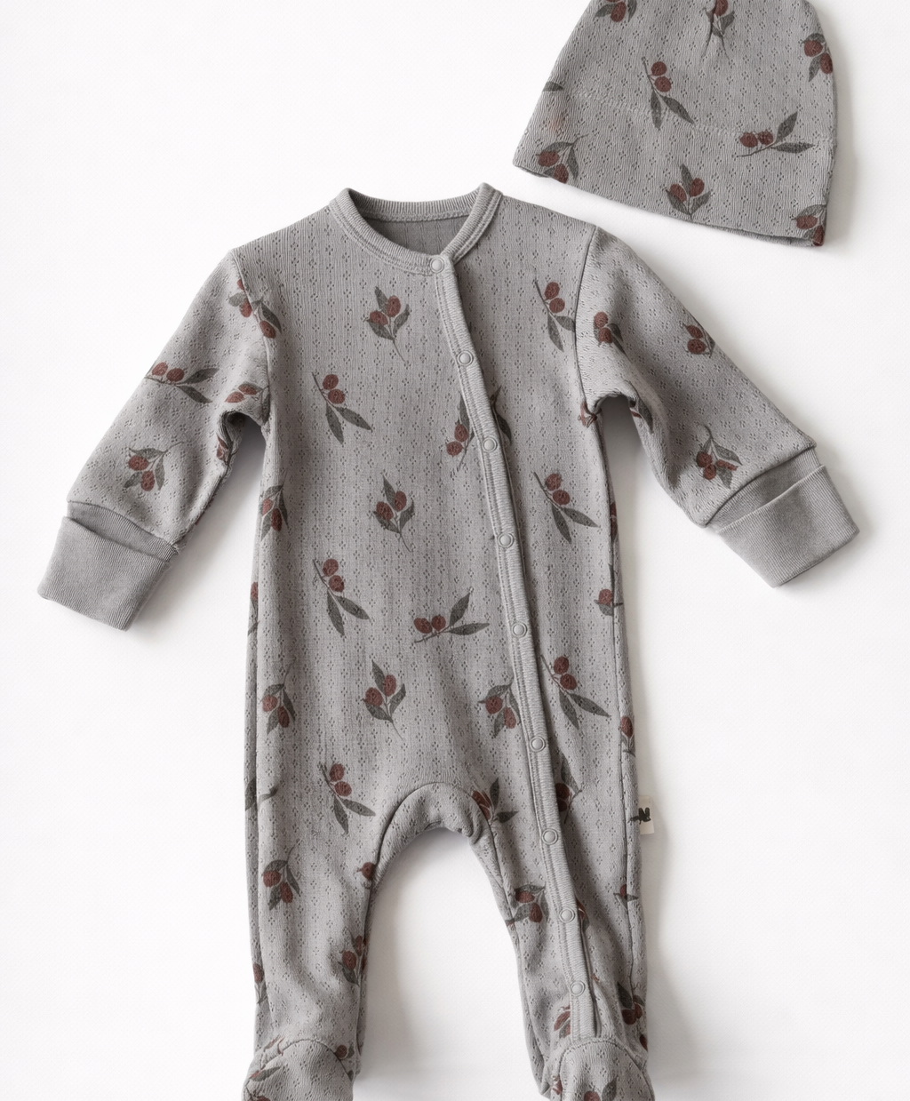 Pikkade varrukatega kombe ja müts "Oliivid"